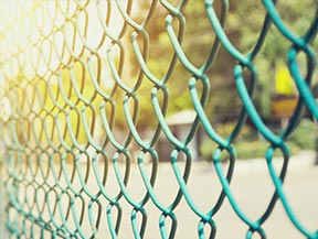 image of chain link fence