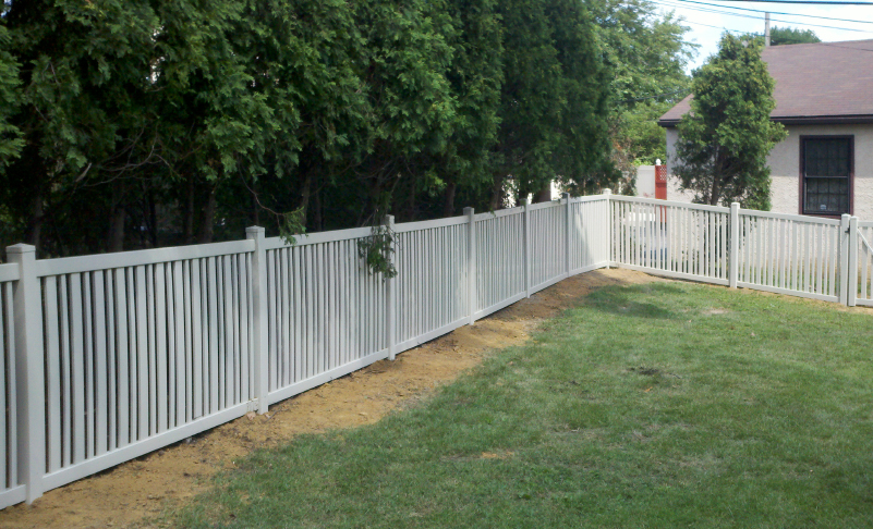 pvc vinyl fence almond fairfield ardmore pa 19003