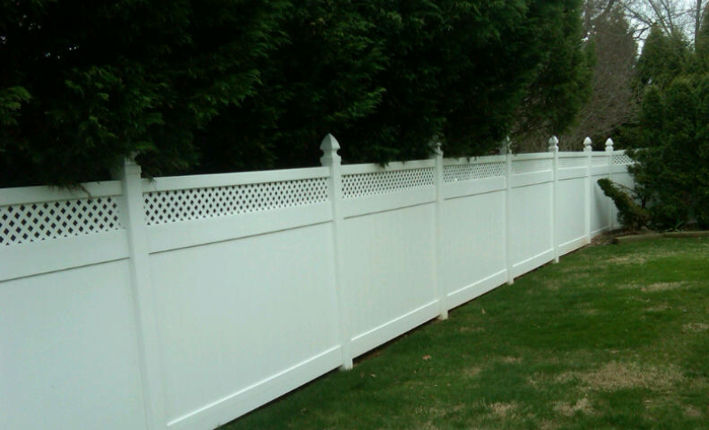 pvc vinyl fence Georgetown with lattice ardmore pa 19003