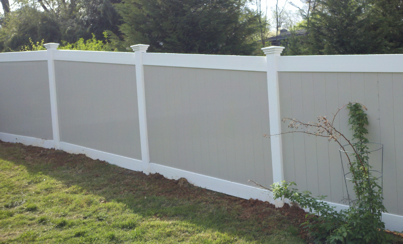 pvc vinyl fence Newport two toned ardmore pa 19003