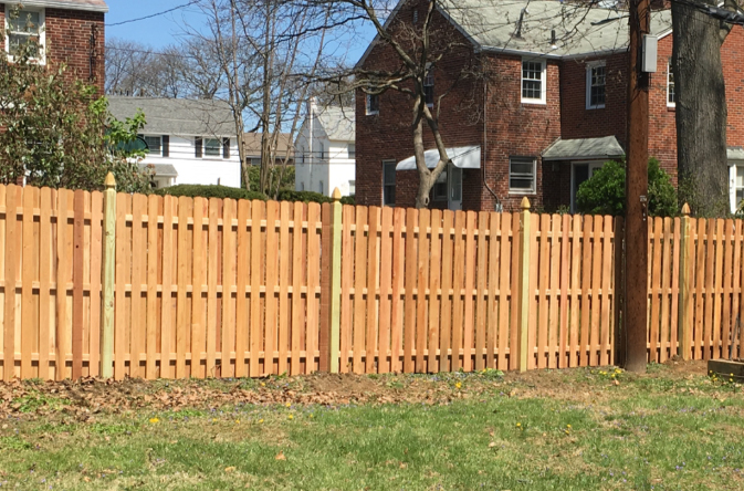 wood fence shadow box ardmore pa